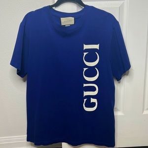 Gucci Blue T Shirt, Mens L